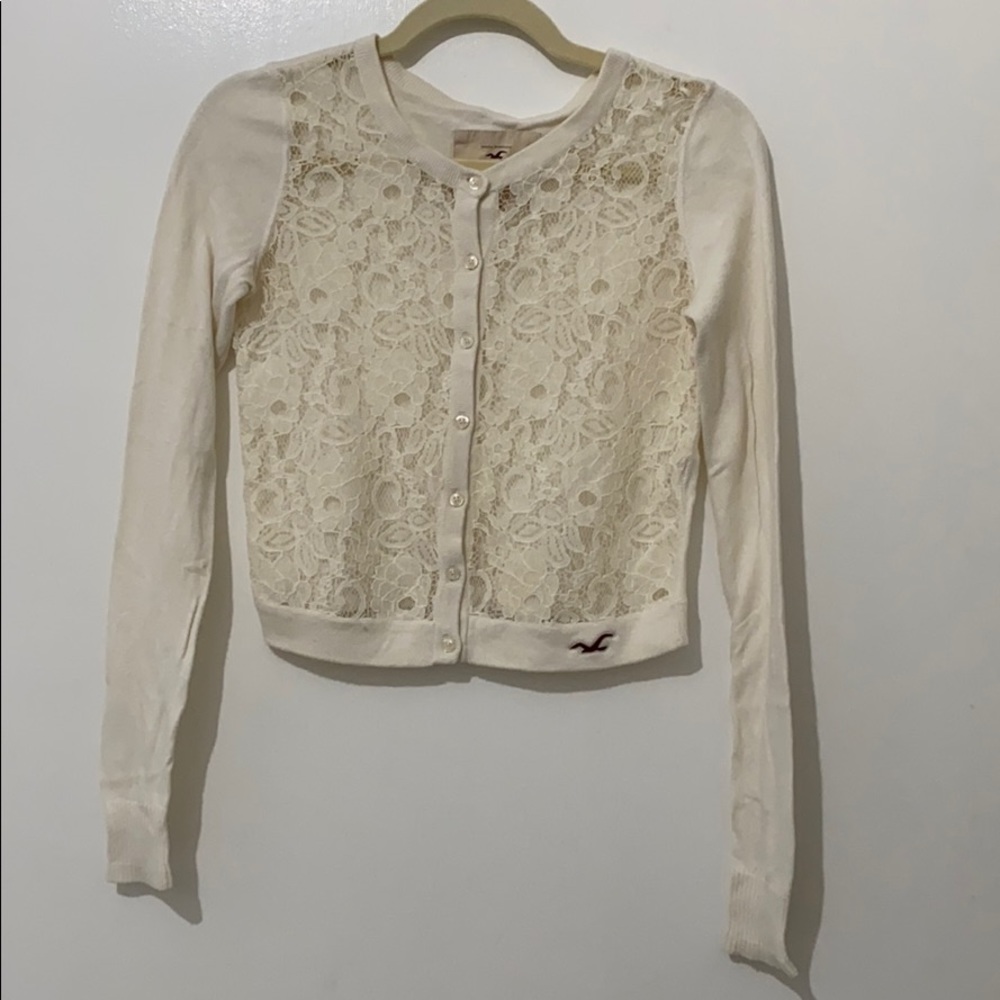 See-through cardigan